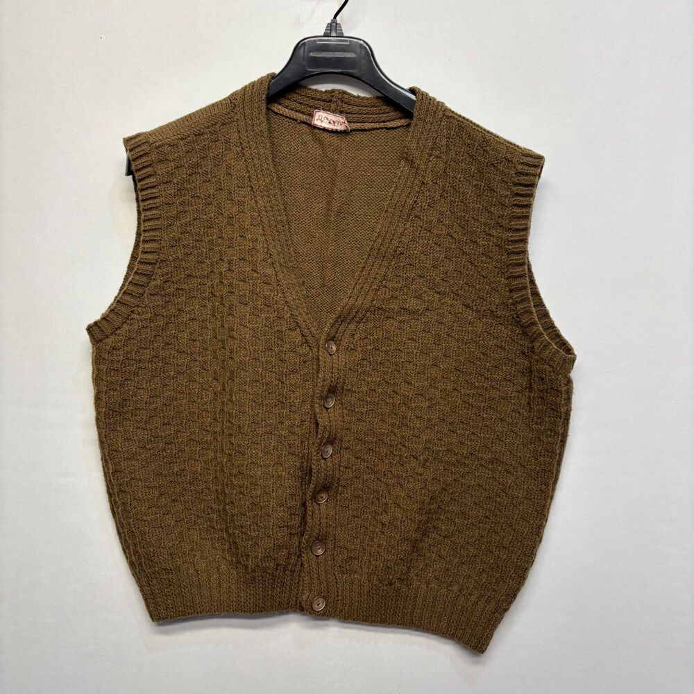 Mother Women Sleeveless Oversized Cardigan Knit Sweater Size Large or XL C120 19